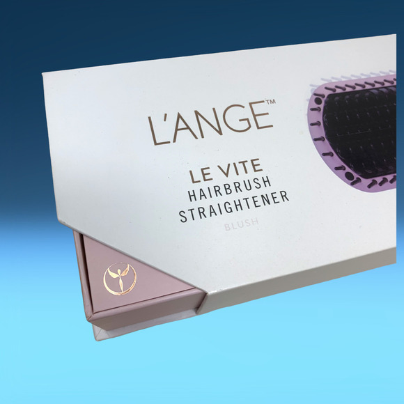 L'ange Le Vite Hair Brush Straightener Pink Lange Double Negative Ion Technology - Picture 6 of 6